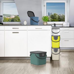 Produktbild für Mülleimer Rotho Albula 1034406161, Horizon Blue