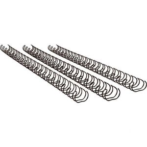 Produktbild für Drahtbinderücken GBC IB165320, schwarz, für A4