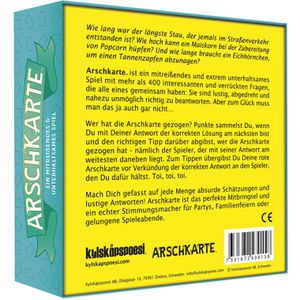 Produktbild für Kartenspiel Kylskapspoesi 430158, Arschkarte