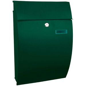 Produktbild für Briefkasten PROREGAL Geronan, grün, aus Stahl