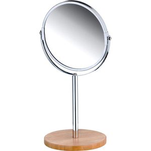 Produktbild für Kosmetikspiegel Axentia Bonja Bambus 282806, silber / braun