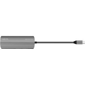 Produktbild für USB-Hub LogiLink Ultra-Slim UA0414, silber