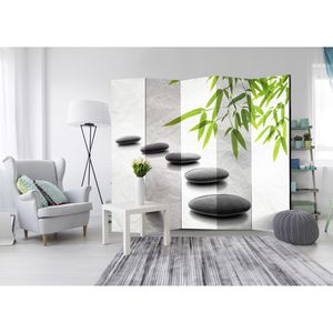 Produktbild für Paravent Artgeist Zen Stones II, innen, 5-teilig