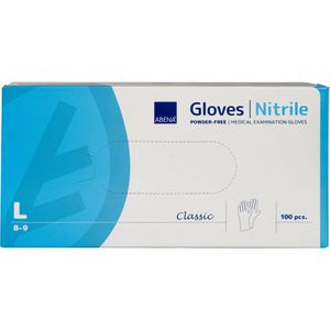 Produktbild für Einmalhandschuhe Abena Classic, weiß, 100 Stück