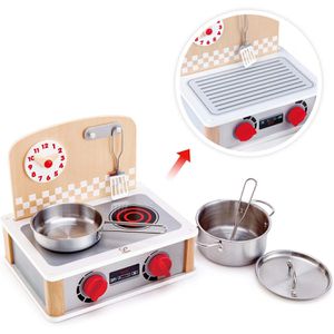 Produktbild für Kinderküche Hape E3151 2-in-1 Küchen- &amp; Grill-Set