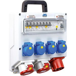 Produktbild für CEE-Stromverteiler as-Schwabe Fixo 3, mobil, für außen
