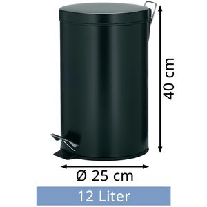 Produktbild für Mülleimer Kela Malta, 10931, schwarz