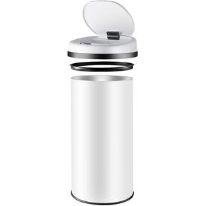 Produktbild für Mülleimer Monzana 109763, Sensor, weiß