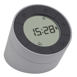 Produktbild für Wecker TFA 60.2029.10 Time &amp; Light grau, digital