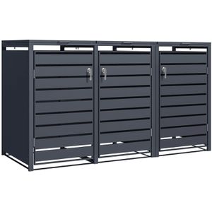 Produktbild für Mülltonnenbox Phoenix GB3320AAK, Metall