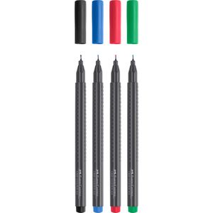Produktbild für Fineliner Faber-Castell Grip Finepen Office, farbig sortiert