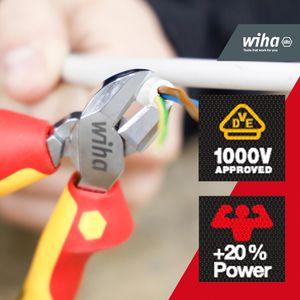Produktbild für Seitenschneider Wiha 43458, Professional electric