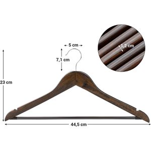 Produktbild für Kleiderbügel Songmics CRW02V20, aus Ahornholz