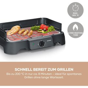 Produktbild für Elektrogrill Severin PG 8593, 2000 Watt