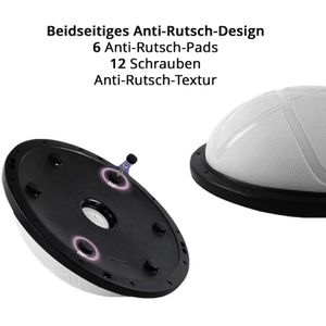 Produktbild für Balance-Ball DH-FitLife Yoga, mit Luftpumpe &amp; Fitnessbändern