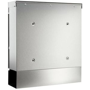 Produktbild für Briefkasten Burg-Wächter Seattle 3848 Ni, silber aus Edelstahl