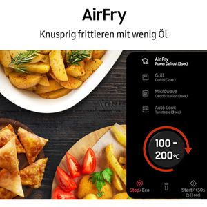 Produktbild für Mikrowelle Samsung MC28A5137CK/E1, Heißluft &amp; 1500 Watt Grill