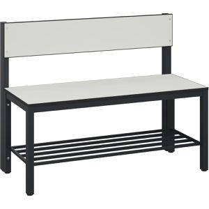 Umkleidebank CP-Möbel 8060-310, Sitzfläche Holz, 100 cm