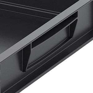 Produktbild für Eurobox AUER ESD EG 64/75 HG, schwarz, 15 Liter