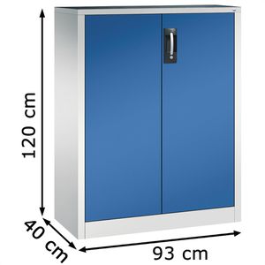 Produktbild für Werkzeugschrank CP-Möbel 8520-000, aus Metall, grau / blau