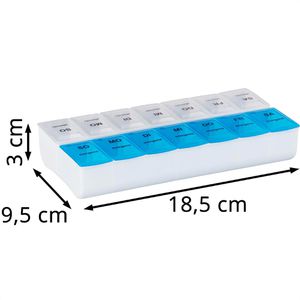 Produktbild für Tablettenbox Relaxdays 7 Tage