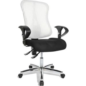 Topstar Bürostuhl Sitness 90, SU69U2 BC03, schwarz / weiß, Stoff