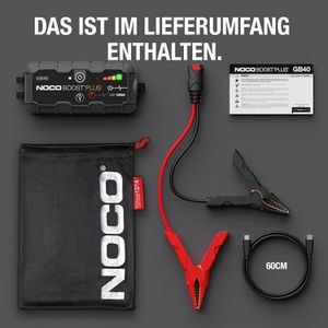 Produktbild für Starthilfe-Powerbank NOCO Boost Plus GB40, 12V