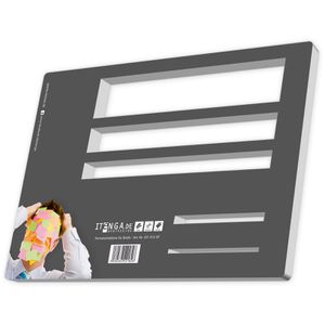 Produktbild für Schablone itenga 33101287, Formatschablone