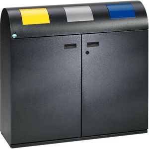 Produktbild für Mülleimer VAR WS 100R, 21200, antik-silber