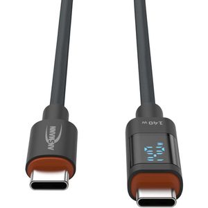 Produktbild für Ladekabel Ansmann 1700-0171, anthrazit, 2m