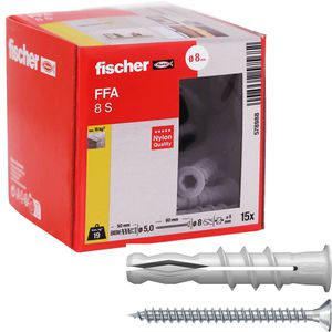 Produktbild für Schrauben-Dübel-Set Fischer 578988, Porenbetondübel FFA 8 S