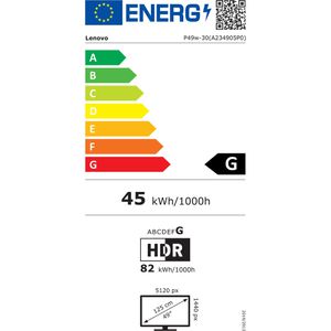 Produktbild für Monitor Lenovo ThinkVision P49w-30, 49 Zoll