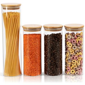 Produktbild für Vorratsglas Clidor mit Bambusdeckel