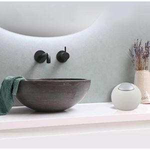 Produktbild für Mülleimer Spirella Bowl, 10.20370, weiß matt