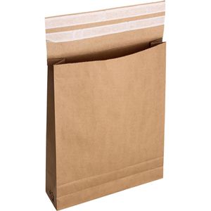 Produktbild für Faltentaschen flexiPAK Classic, A3, braun