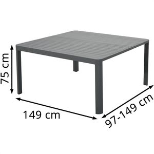 Produktbild für Gartentisch Garden-Pleasure AMIRA, Aluminium