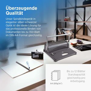 Produktbild für Bindegerät Genie CB 850, A4, manuell