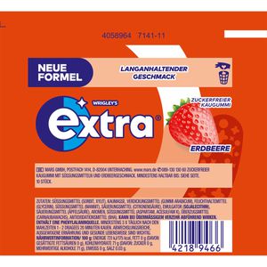 Produktbild für Kaugummis Extra Erdbeere