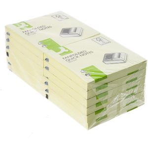 Haftnotizen Q-Connect KF02161, Z-Quick Notes, gelb