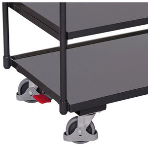 Produktbild für Tischwagen VARIOfit sw-800.661/AG, Metall &amp; Holz