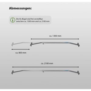 Produktbild für Flachplanenbügel Trutzholm aus Aluminium