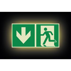 Produktbild für Hinweisschild Abtec ISO 7010 E001+E005 Aluminium