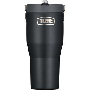 Produktbild für Thermobecher Thermos RS Flip Straw black mat, schwarz