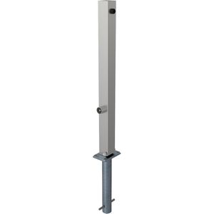 Produktbild für Absperrpfosten Schake 4070FUH, silber, aus Edelstahl
