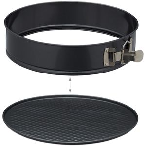 Produktbild für Backform Relaxdays Set, Flach- &amp; Rohrboden aus Stahl, 5-teilig