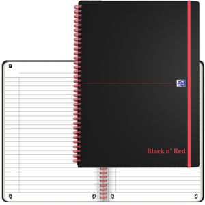 Collegeblock Oxford 400047653 Black n Red, A4