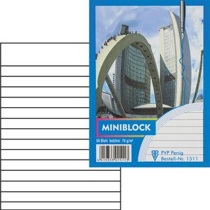 Produktbild für Notizblock Böttcher-AG blau, A6