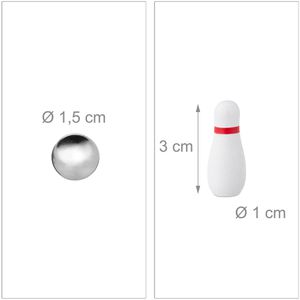 Produktbild für Geschicklichkeitsspiel Relaxdays Tischbowling
