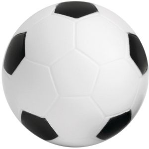 Produktbild für Stressball Böttcher-AG Kick Off, weiß/schwarz