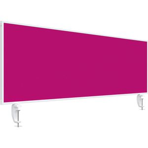 Produktbild für Tischtrennwand Magnetoplan VarioPin, 1116018, pink